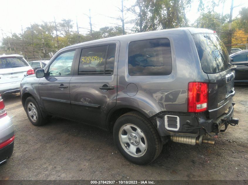 2015 HONDA PILOT LX - 5FNYF4H26FB027132
