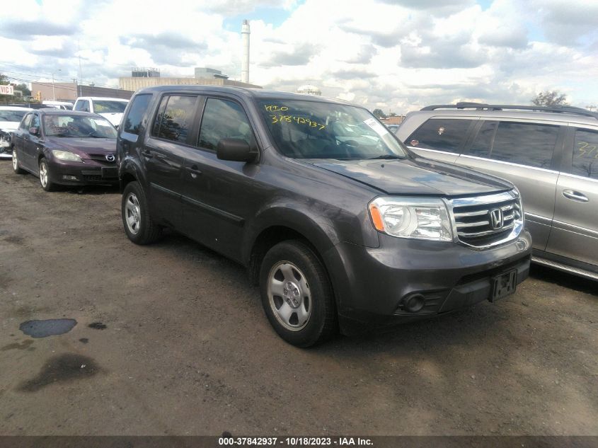 2015 HONDA PILOT LX - 5FNYF4H26FB027132