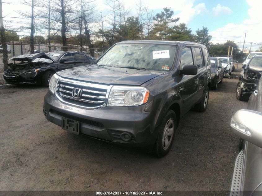 2015 HONDA PILOT LX - 5FNYF4H26FB027132