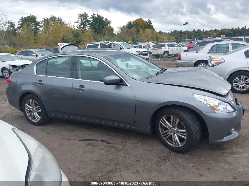 2013 INFINITI G37 SEDAN X JN1CV6ARXDM766172