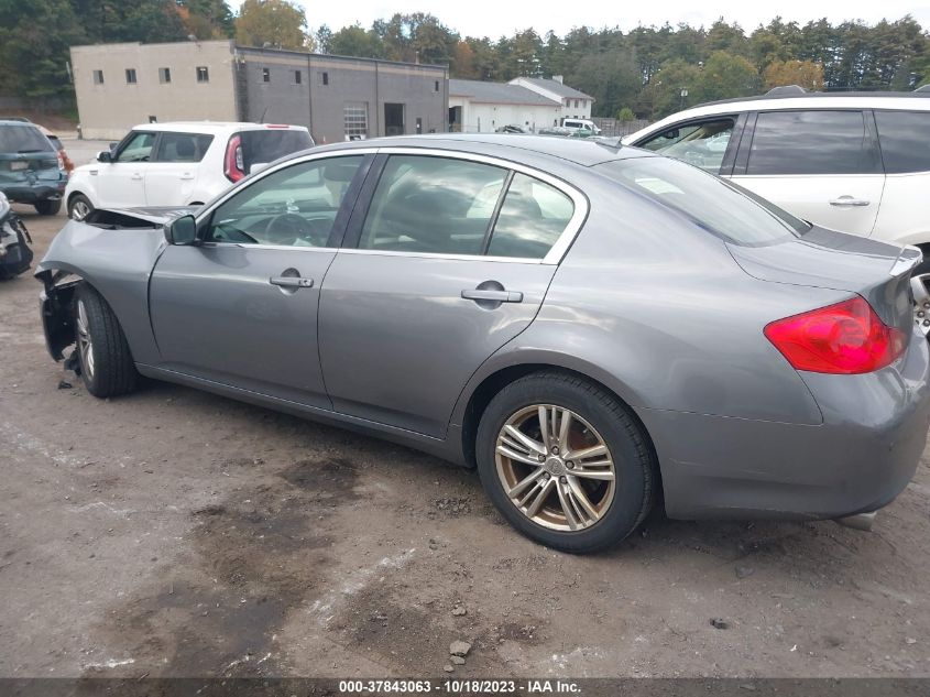 2013 INFINITI G37 SEDAN X JN1CV6ARXDM766172