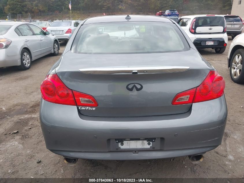 2013 INFINITI G37 SEDAN X JN1CV6ARXDM766172