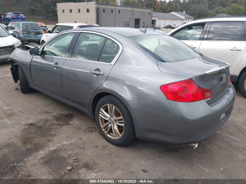 2013 INFINITI G37 SEDAN X JN1CV6ARXDM766172