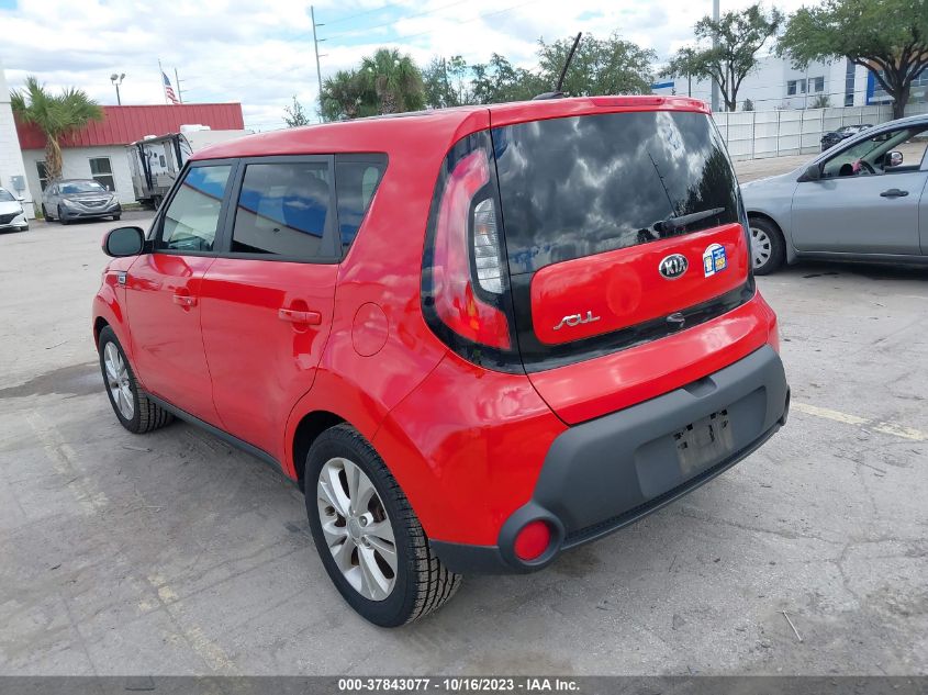 2015 KIA SOUL + - KNDJP3A57F7766805