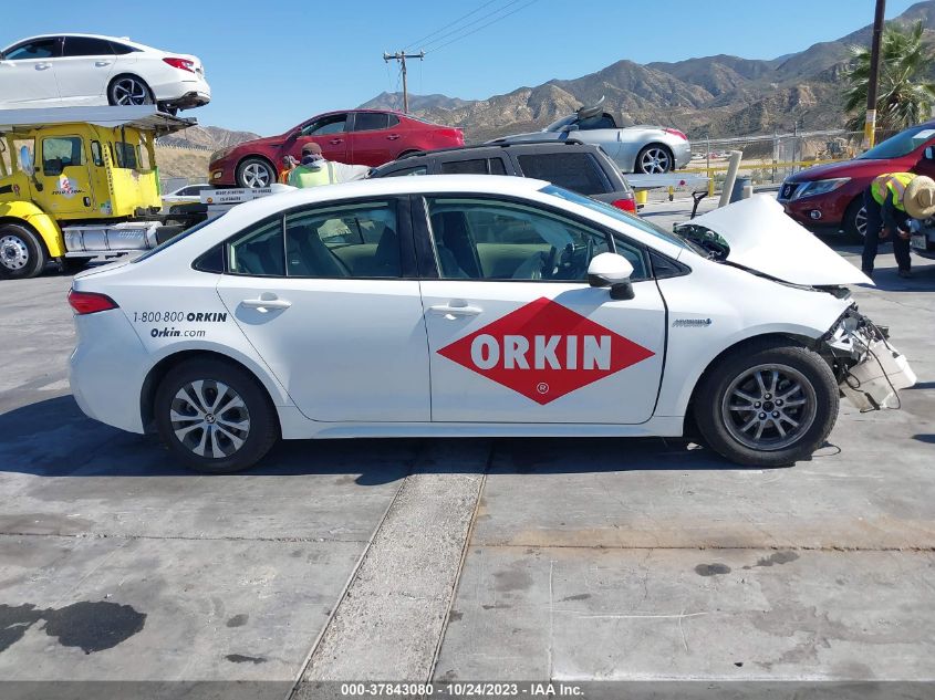 2021 TOYOTA COROLLA HYBRID LE - JTDEAMDE0MJ033712