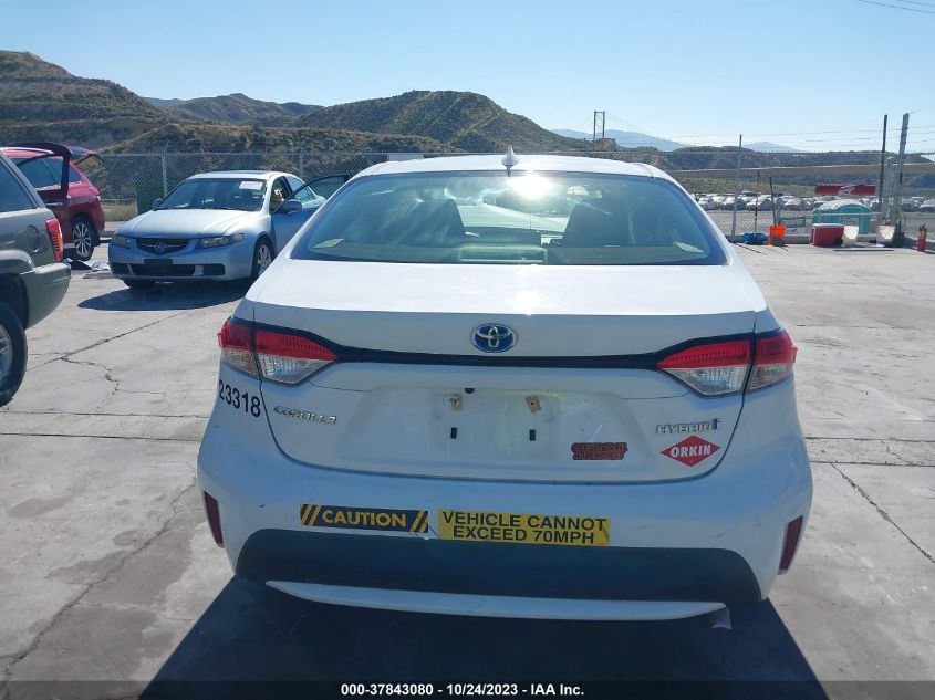 2021 TOYOTA COROLLA HYBRID LE - JTDEAMDE0MJ033712