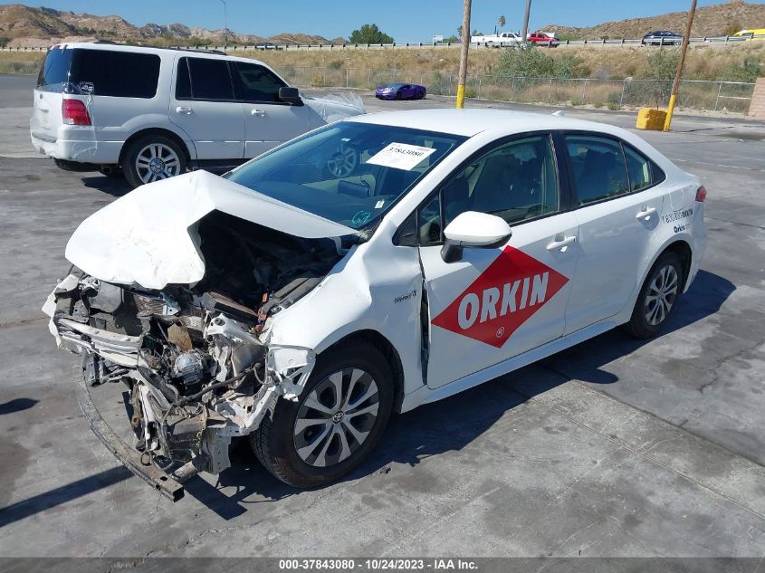 2021 TOYOTA COROLLA HYBRID LE - JTDEAMDE0MJ033712