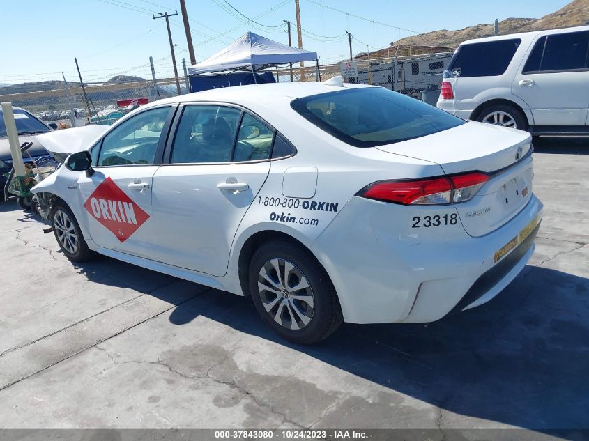 2021 TOYOTA COROLLA HYBRID LE - JTDEAMDE0MJ033712