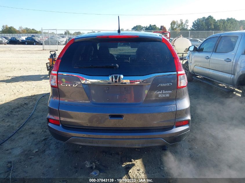 2015 HONDA CR-V LX - 5J6RM4H33FL066450
