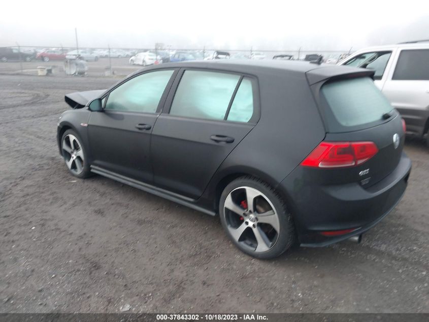 2015 VOLKSWAGEN GOLF GTI SE - 3VW4T7AU6FM029010