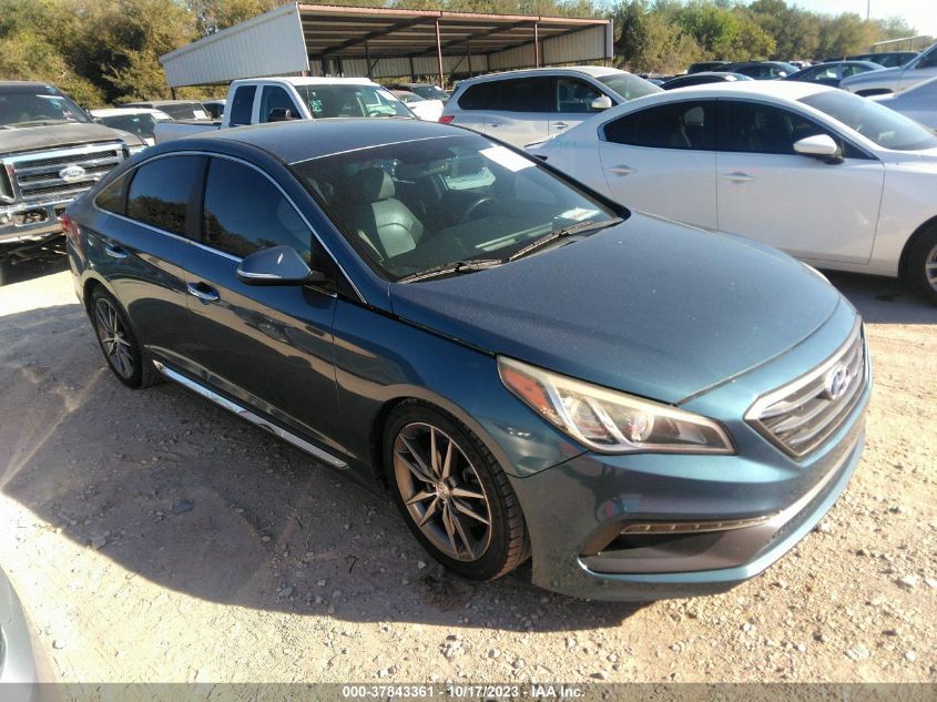 2015 HYUNDAI SONATA 2.0T SPORT - 5NPE34AB6FH230576