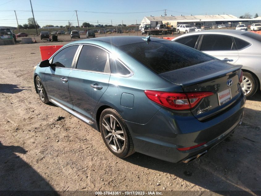 2015 HYUNDAI SONATA 2.0T SPORT - 5NPE34AB6FH230576