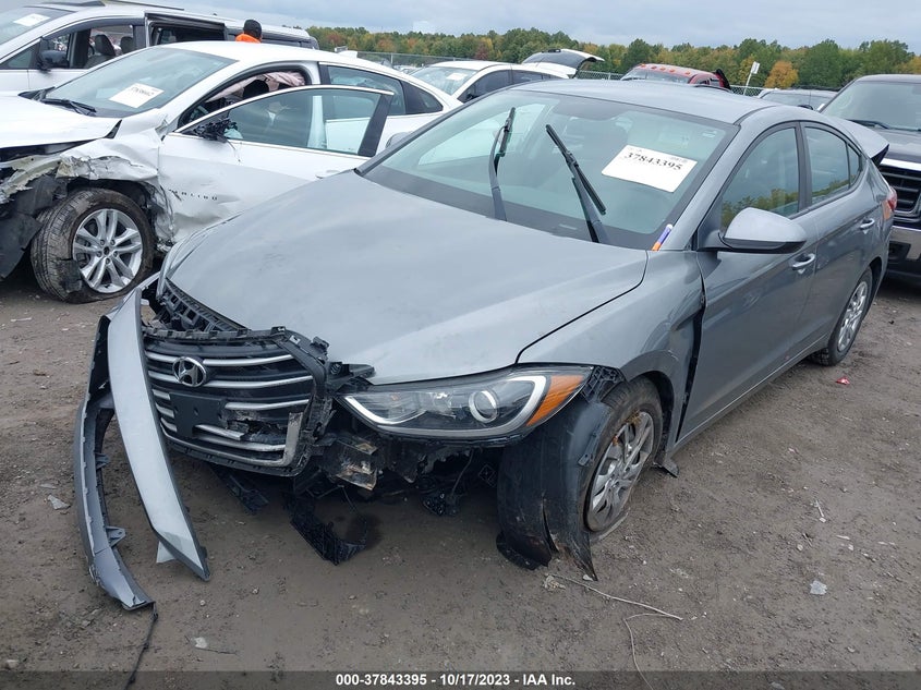 VIN KMHD74LFXJU452905 2018 HYUNDAI ELANTRA SE