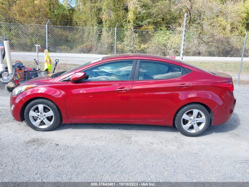 2013 HYUNDAI ELANTRA GLS - 5NPDH4AE4DH445006
