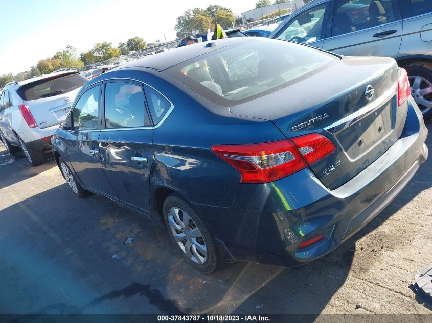 2016 NISSAN SENTRA SV - 3N1AB7AP5GY209899