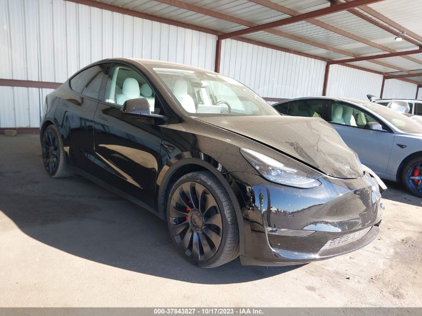 TESLA MODEL Y 2022, VIN 7SAYGDEF4NF554446