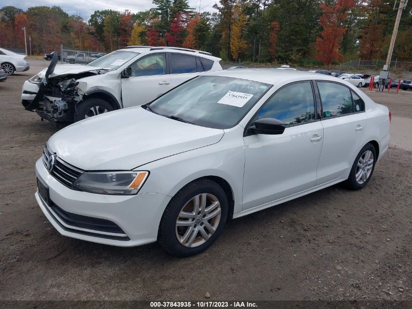 2015 VOLKSWAGEN JETTA SEDAN 2.0L S 3VW2K7AJ3FM228435
