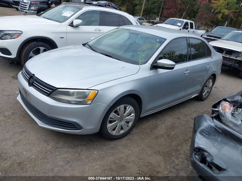 2014 VOLKSWAGEN JETTA SEDAN SE 3VWD17AJ3EM274776