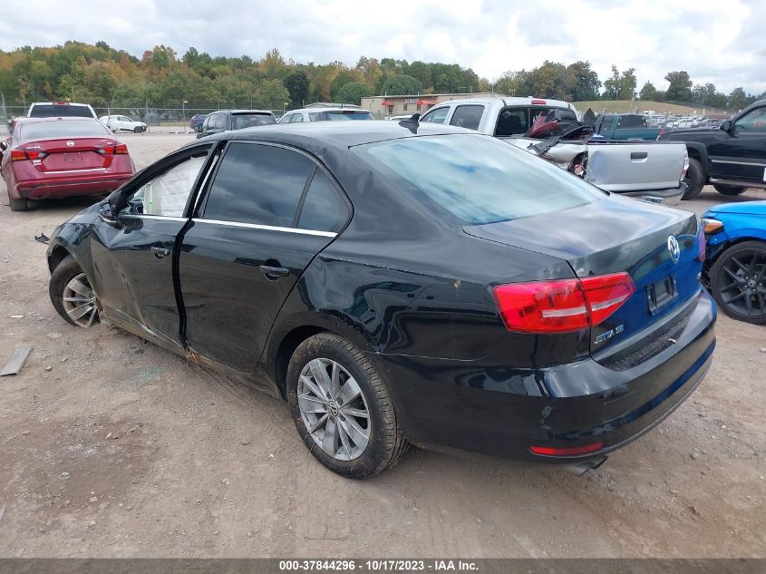 2015 VOLKSWAGEN JETTA 1.8T SE - 3VWD07AJ9FM302651