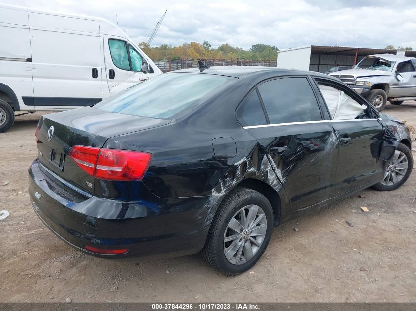 2015 VOLKSWAGEN JETTA 1.8T SE - 3VWD07AJ9FM302651