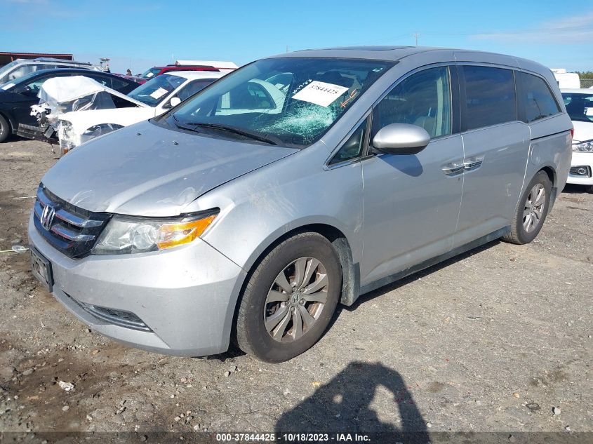 2014 HONDA ODYSSEY EX-L - 5FNRL5H62EB120766