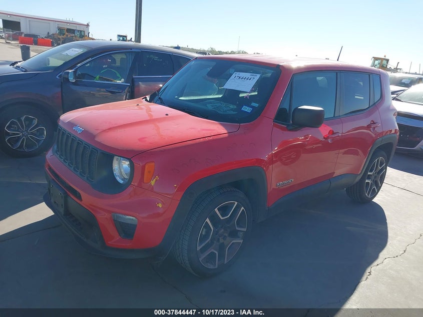 VIN ZACNJAAB7LPL82614 2020 JEEP RENEGADE SPORT
