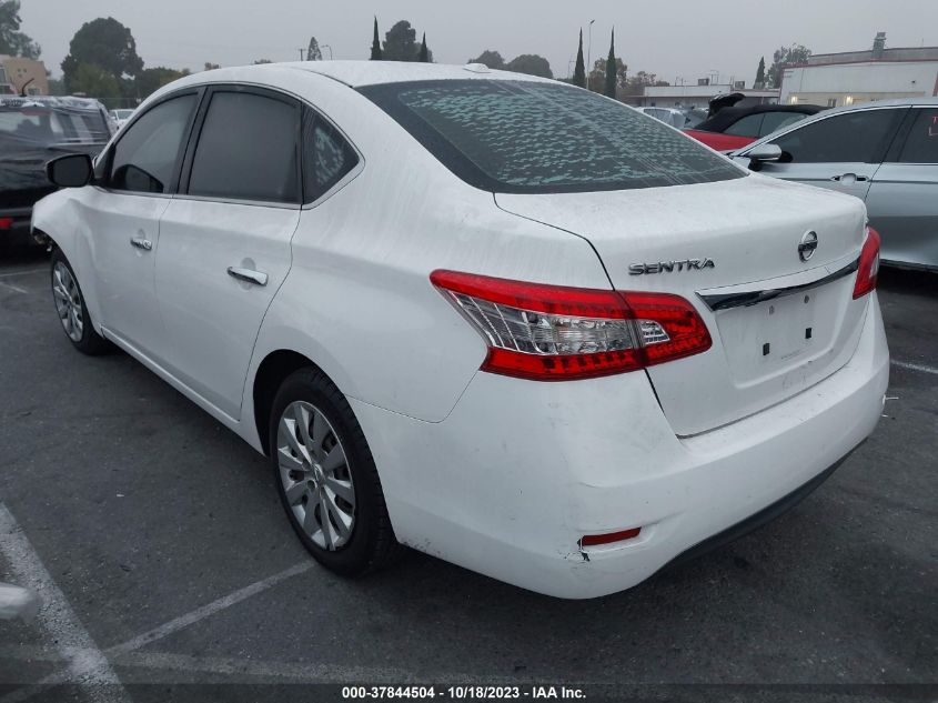 2015 NISSAN SENTRA SR/SL/S/SV/FE+ S - 3N1AB7AP6FL655443