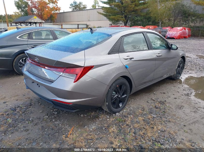 2023 HYUNDAI ELANTRA HYBRID BLUE - KMHLM4AJ5PU084833