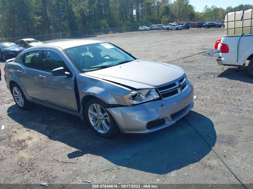 2013 DODGE AVENGER SE V6 - 1C3CDZAGXDN717682
