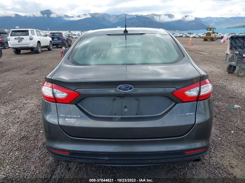 2016 FORD FUSION SE - 3FA6P0H77GR116478