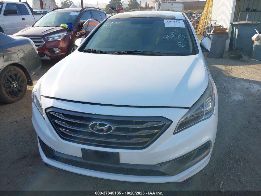 2015 HYUNDAI SONATA 2.4L SPORT - 5NPE34AFXFH041612