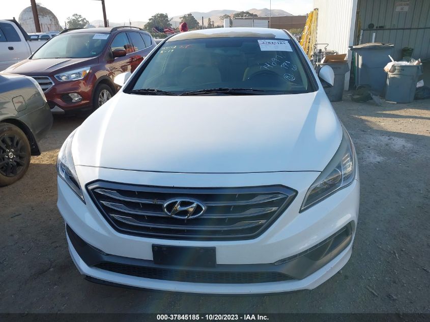 2015 HYUNDAI SONATA 2.4L SPORT - 5NPE34AFXFH041612