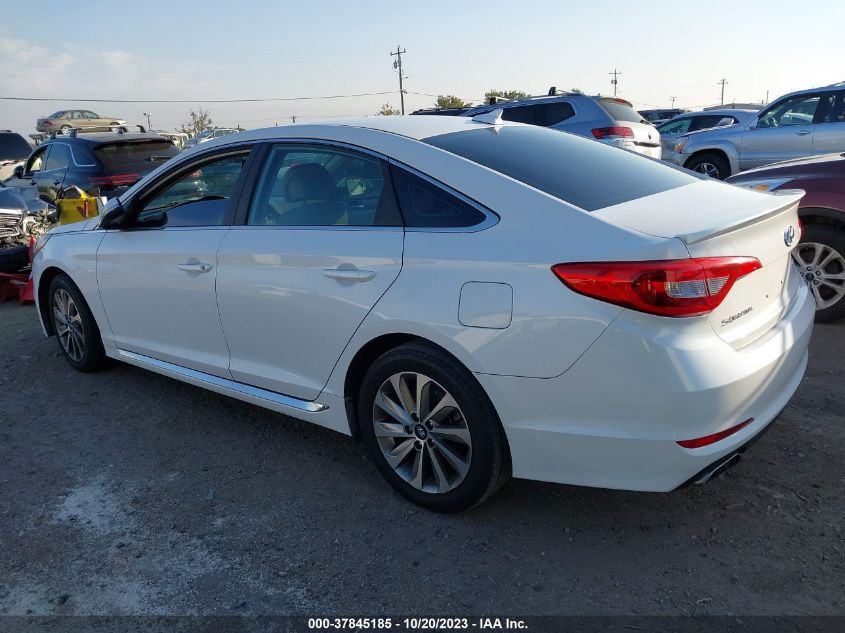 2015 HYUNDAI SONATA 2.4L SPORT - 5NPE34AFXFH041612