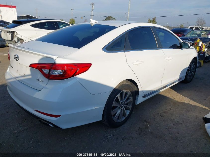 2015 HYUNDAI SONATA 2.4L SPORT - 5NPE34AFXFH041612