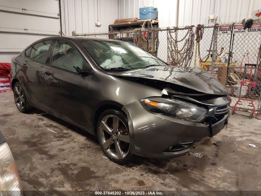 Lot #2541532990 2015 DODGE DART GT salvage car