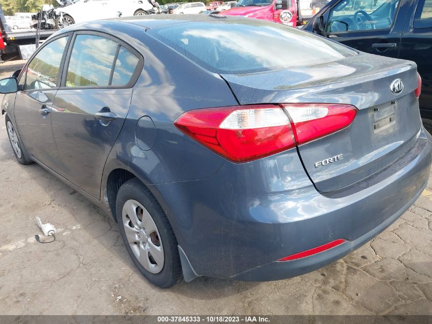 2016 KIA FORTE LX - KNAFK4A63G5611374