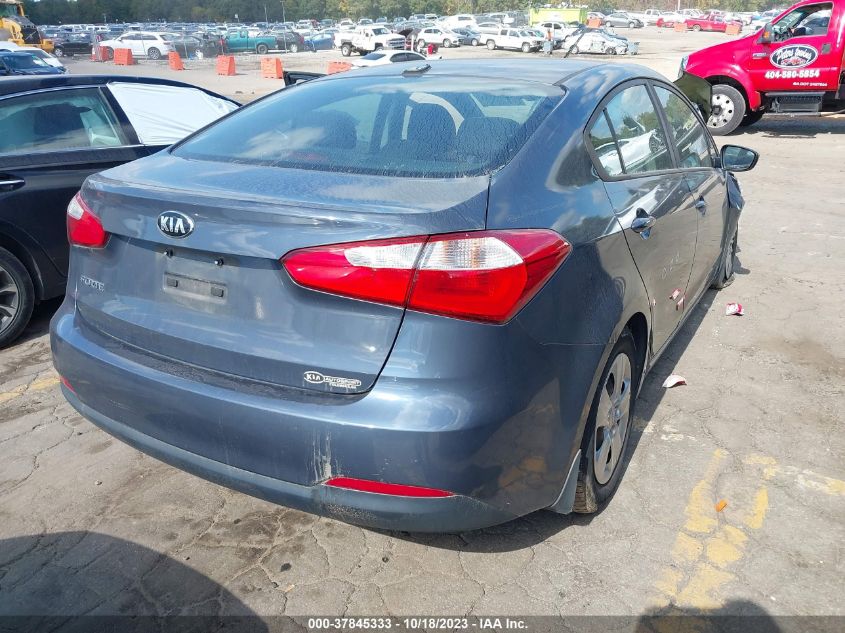 2016 KIA FORTE LX - KNAFK4A63G5611374