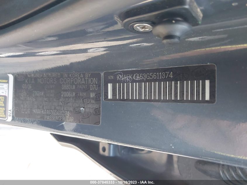 2016 KIA FORTE LX - KNAFK4A63G5611374