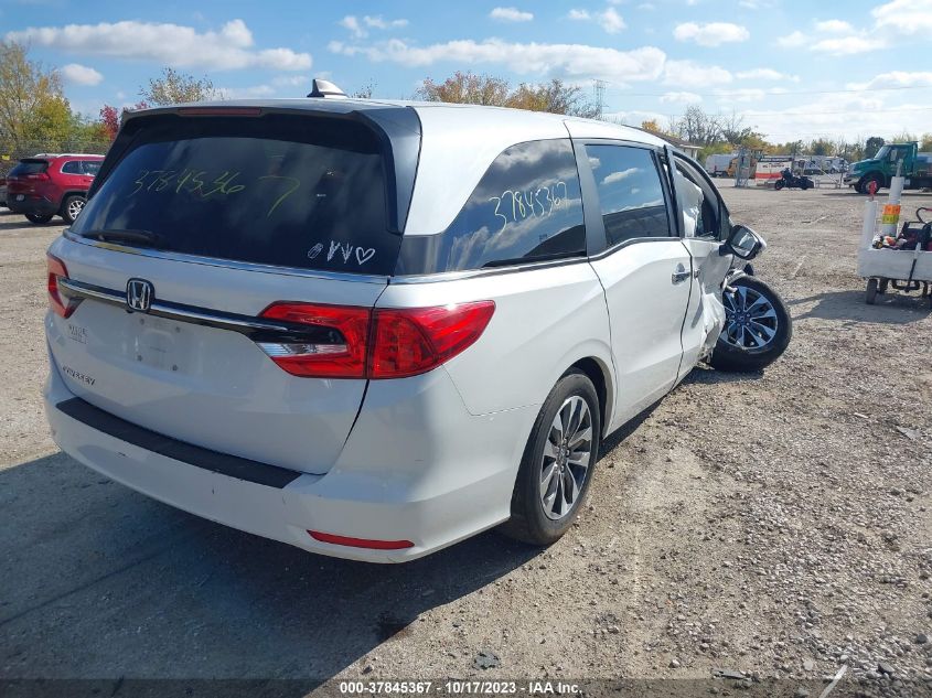 VIN 5FNRL6H78MB035170 2021 HONDA ODYSSEY EXL