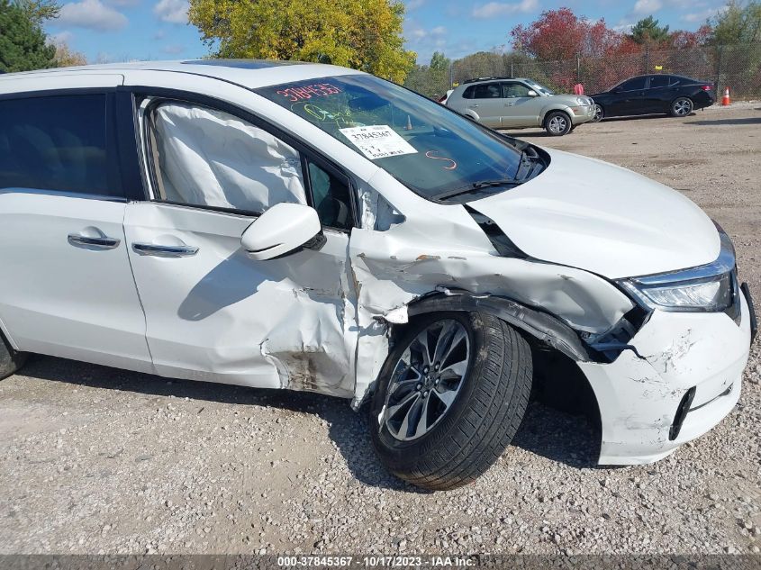 VIN 5FNRL6H78MB035170 2021 HONDA ODYSSEY EXL