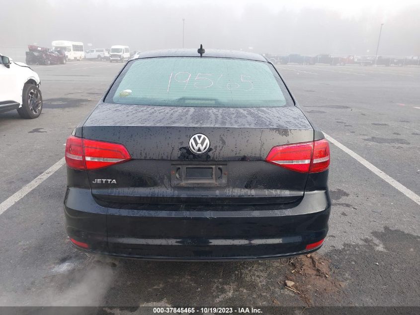 2015 VOLKSWAGEN JETTA SEDAN 2.0L S W/TECHNOLOGY 3VW2K7AJ6FM299533