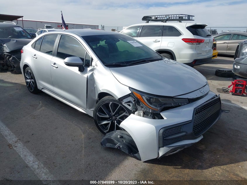 VIN JTDS4RCE5LJ022695 2020 TOYOTA COROLLA SE