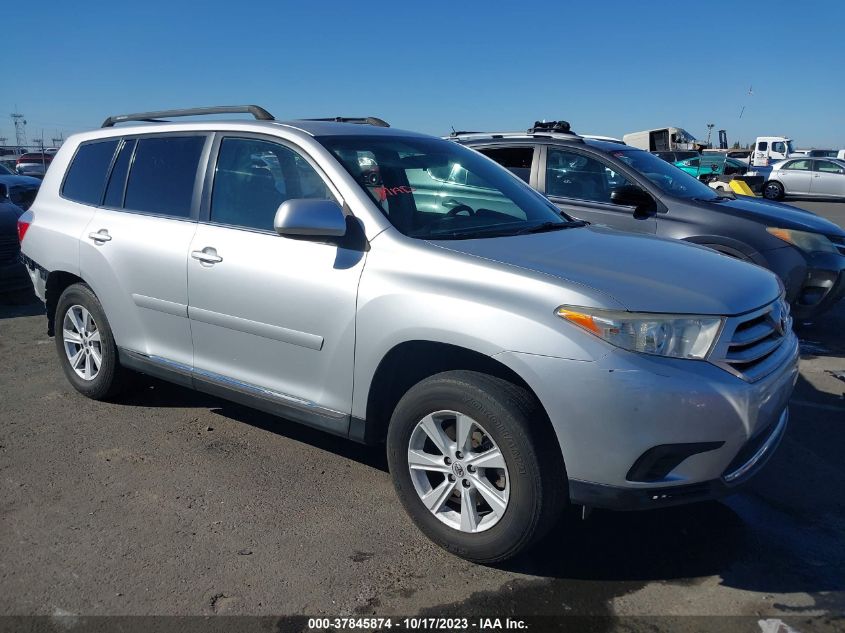 2013 TOYOTA HIGHLANDER - 5TDZA3EH9DS037765