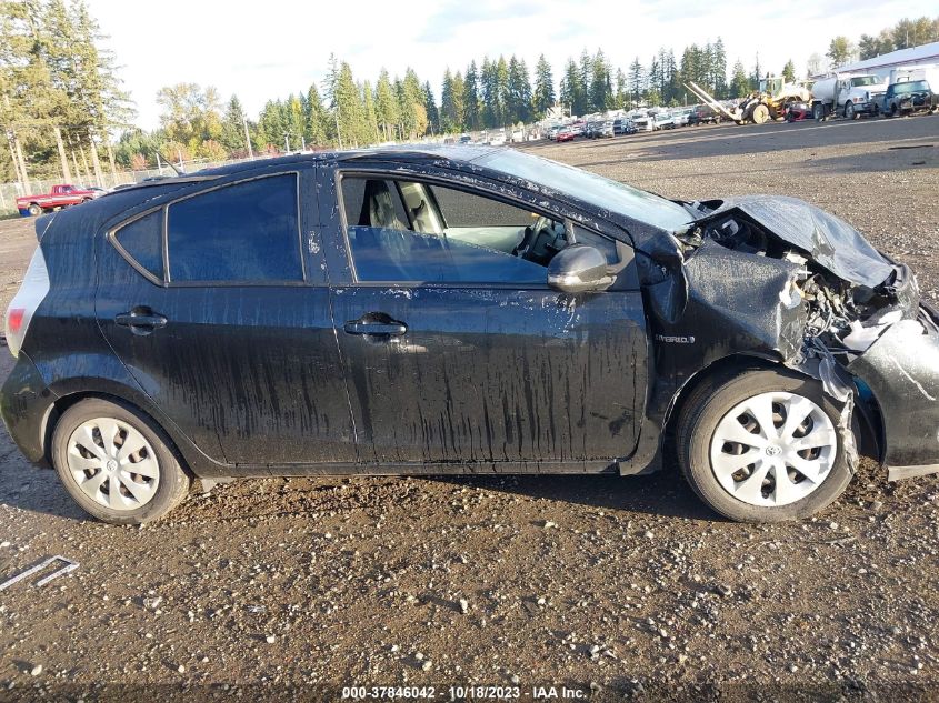 2013 TOYOTA PRIUS C ONE/TWO/THREE/FOUR - JTDKDTB39D1530411
