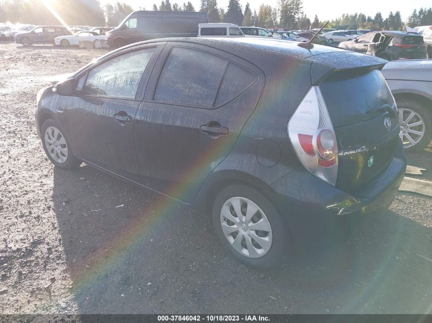 2013 TOYOTA PRIUS C ONE/TWO/THREE/FOUR - JTDKDTB39D1530411