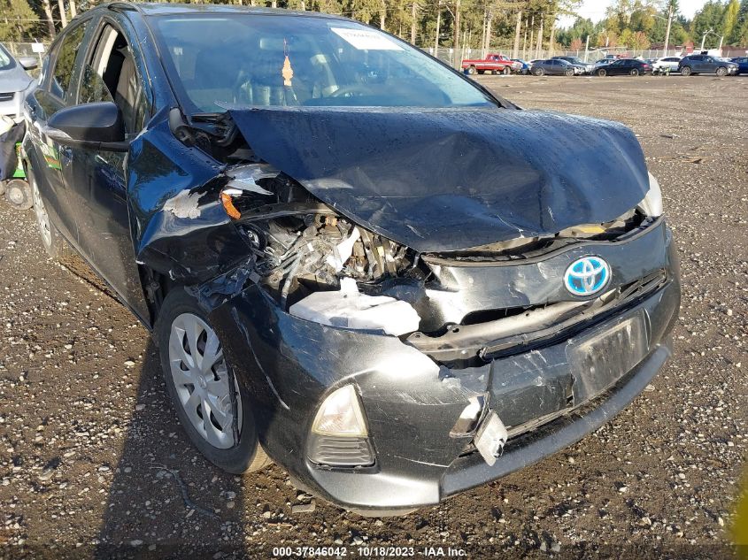 2013 TOYOTA PRIUS C ONE/TWO/THREE/FOUR - JTDKDTB39D1530411