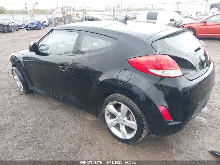 2013 HYUNDAI VELOSTER W/BLACK INT - KMHTC6AD2DU165387