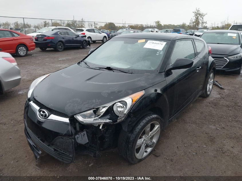 2013 HYUNDAI VELOSTER W/BLACK INT - KMHTC6AD2DU165387