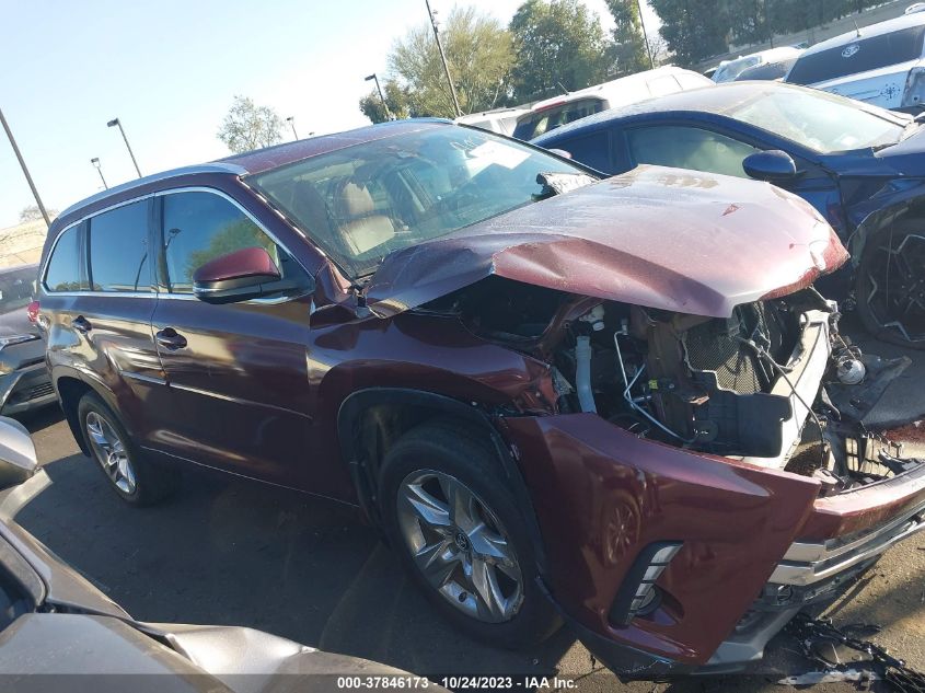 2017 TOYOTA HIGHLANDER LIMITED - 5TDDZRFH0HS449874