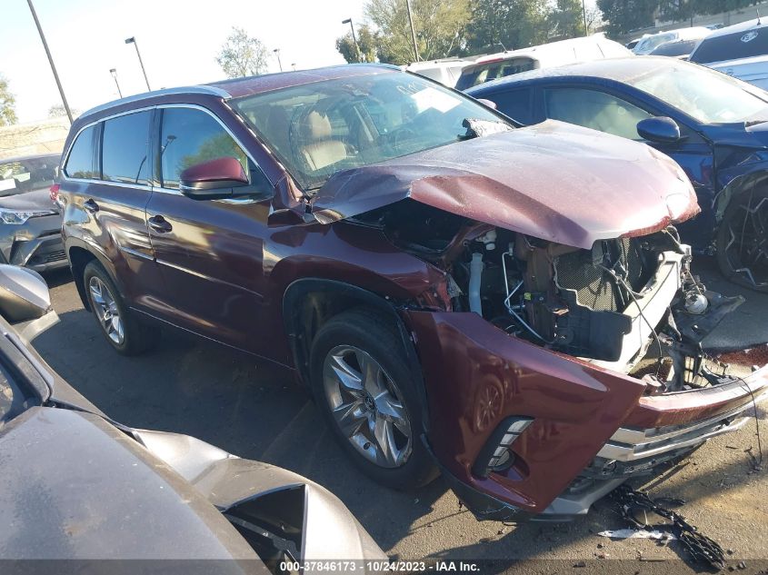 2017 TOYOTA HIGHLANDER LIMITED - 5TDDZRFH0HS449874